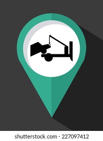 parking graphic design , vector illustration