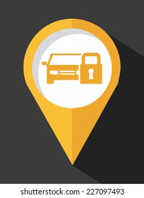 parking graphic design , vector illustration