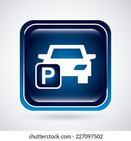 parking graphic design , vector illustration