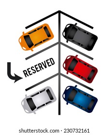 parking graphic design , vector illustration