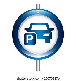 parking graphic design , vector illustration
