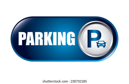 parking graphic design , vector illustration