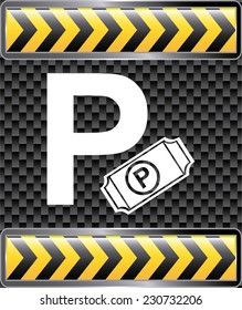 parking graphic design , vector illustration