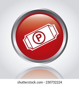 parking graphic design , vector illustration