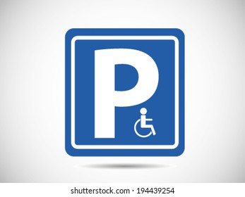 Parking Handicap Sign