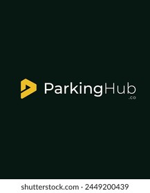Parking Hub Logo Design template