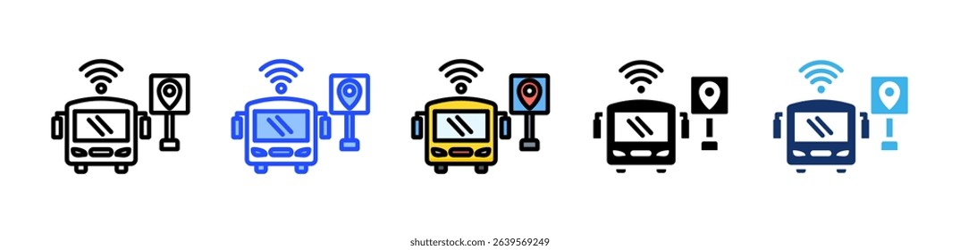 Parking Icon Collection With Multiple Styles