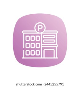 Parking icon design vector stock