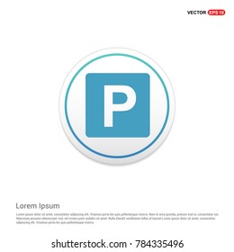 parking icon - EPS 10