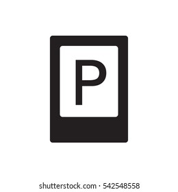 parking icon illustration isolated vector sign symbol