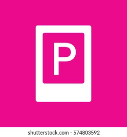 parking icon illustration isolated vector sign symbol