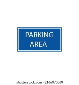 Parking icon logo free vector design