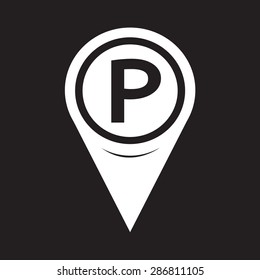 parking icon Map pointer 