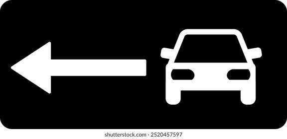 Parking icon set Outline Parking symbol vector Car Parking Lot symbol vector