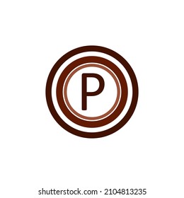 parking icon vector design templates white on background
