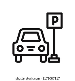 Parking icon vector illustration