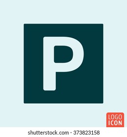 Parking icon. Vector illustration