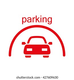 Parking icon vector illustration