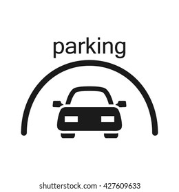 Parking icon vector illustration