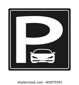 Parking icon vector illustration eps10.