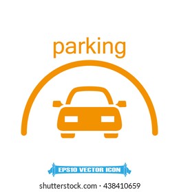 Parking icon vector illustration eps10