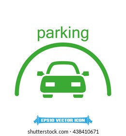 Parking icon vector illustration eps10