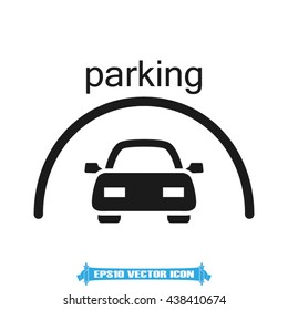 Parking icon vector illustration eps10