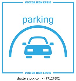 Parking icon vector illustration eps10