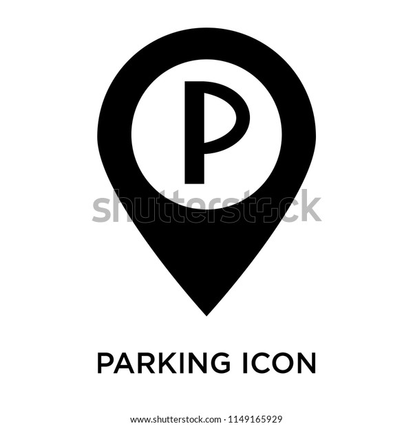 Parking icon vector\
isolated on white background for your web and mobile app design,\
Parking logo concept