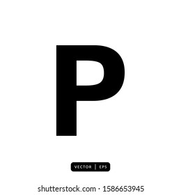 Parking Icon Vector - Sign or Symbol
