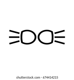 The parking lights dashboard icon. Position lamp symbol. Flat design. Stock - Vector illustration