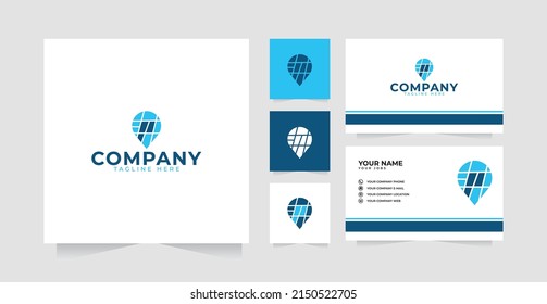 Parking location logo design and business card