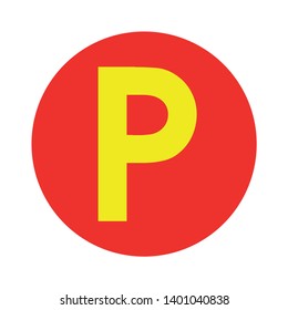 Parking Location Pin Vector Icon. Filled Flat Sign For Mobile Concept And Web Design. Parking Map Marker Simple Solid Icon. Parking Sign Icon. Car Parking Symbol.