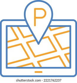 Parking Location vector icon. Can be used for printing, mobile and web applications.