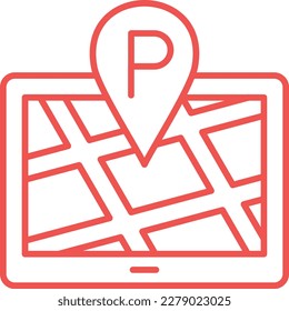 Parking Location vector icon. Can be used for printing, mobile and web applications.
