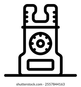 Parking meter featuring a combination lock, providing enhanced security and control for vehicle parking