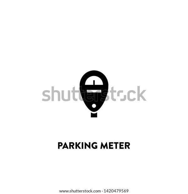 parking meter icon vector.\
parking meter sign on white background. parking meter icon for web\
and app