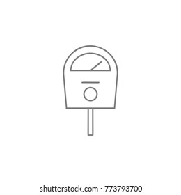Parking meter line icon. Web element. Premium quality graphic design. Signs symbols collection, simple icon for websites, web design, mobile app, info graphics on white background
