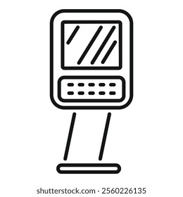 Parking meter showing time remaining on digital display for easy payment