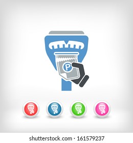 Parking meter ticket