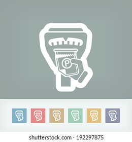 Parking meter ticket