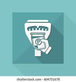 Parking meter ticket