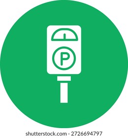 Parking meter Vector Icon Design Illustration