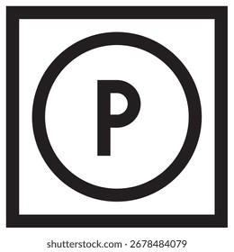 Modernes Vektorsymbol parken - Minimale Illustrationssymbolvorlage für Web Mobile App UI-Design