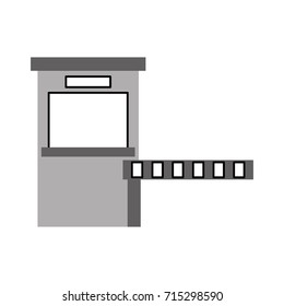 parking payment station access control concept