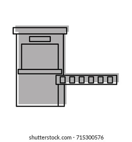 parking payment station access control concept