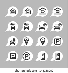 Parking pictograms