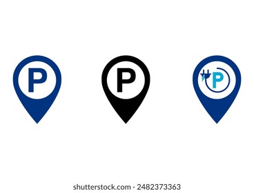 parking pin marker location address  electric vehicle charger station