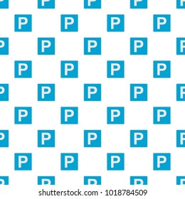 Parking place pattern seamless in flat style for any design