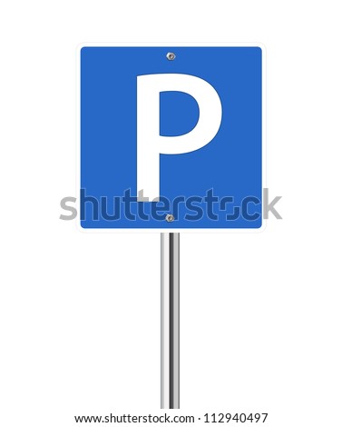 Similar – Image, Stock Photo Metal sign with P CHEF on a bright wall / parking for the boss